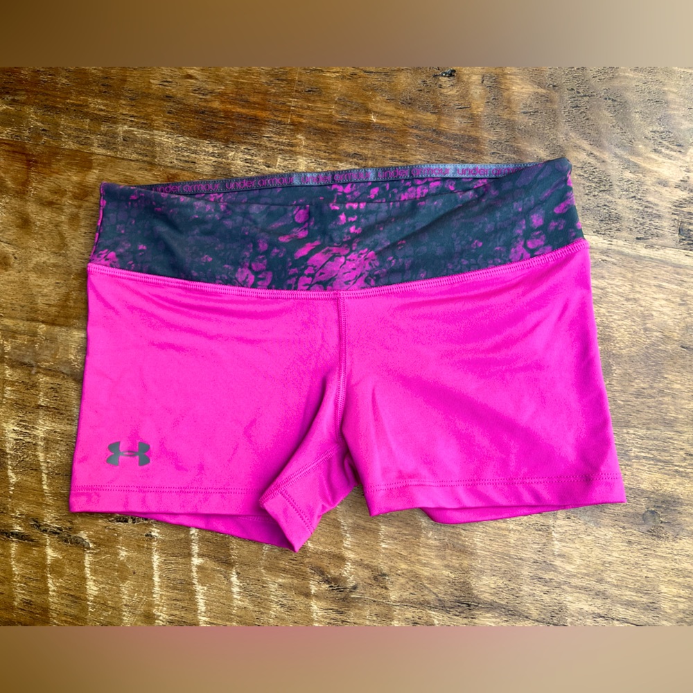 Under Armour pink shorts size S